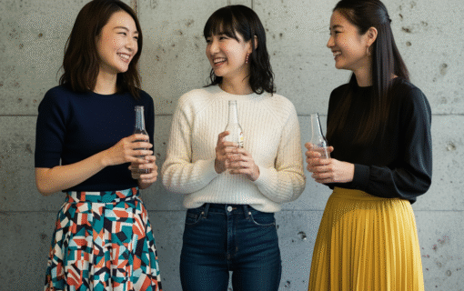 婚活する談笑する女性たち