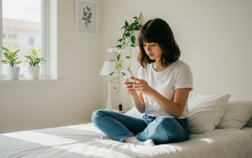 占いをするアジア女性